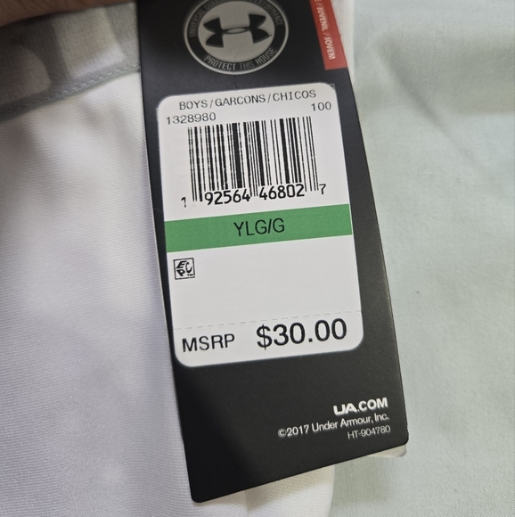 Boy's Large Under Armour And Russell Compression Pants Size Large NWT - Picture 6 of 9